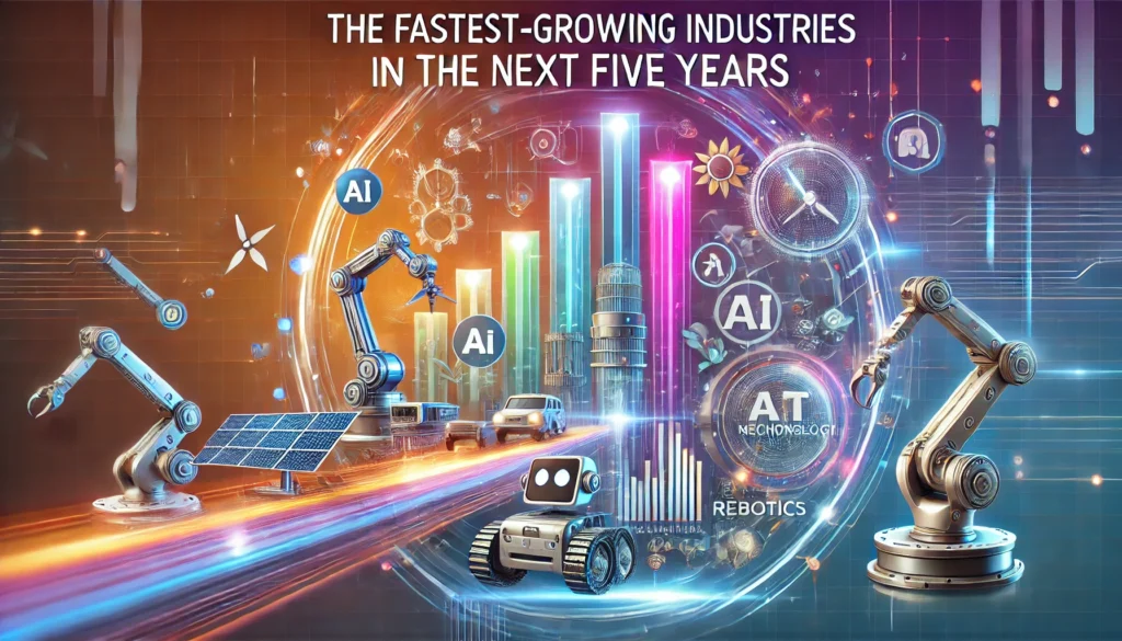The Fastest-Growing Industries in the Next Five Years